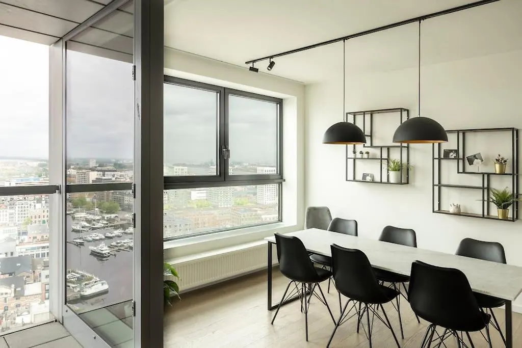 公寓 Uniek Appartement -Zicht Schelde 安特卫普 比利时